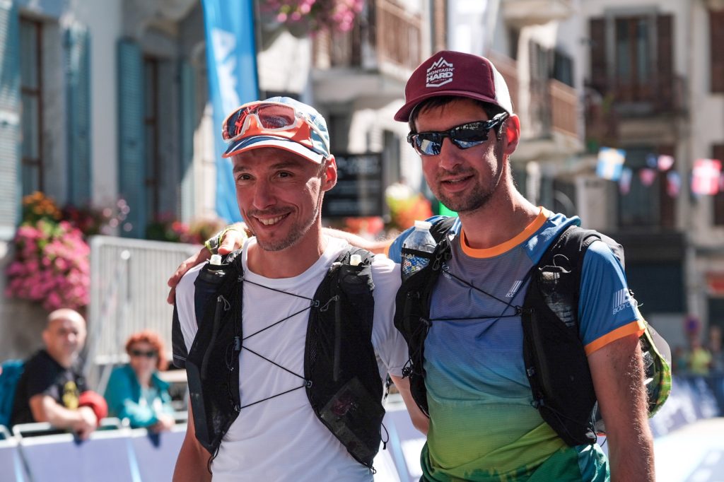 Victor Richard (à droite) avec le Suisse Nicolas Lehmann, victorieux de la PTL 2023