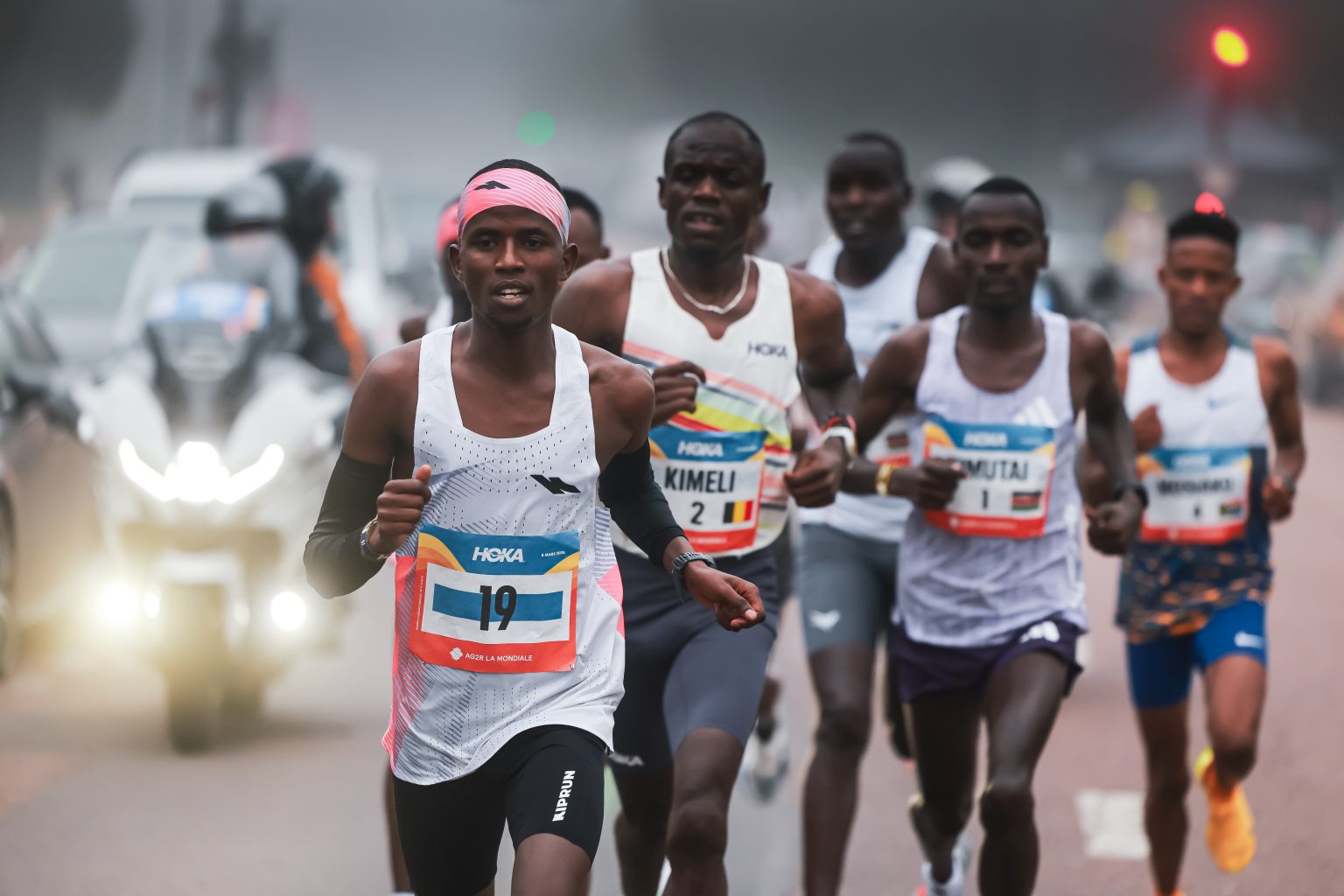 Isaac Kimeli disputait son premier semi-marathon ce dimanche à Paris.