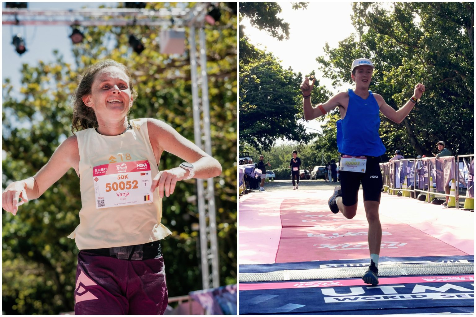 Vanja Cnops et Rodigue Hauwaerts.