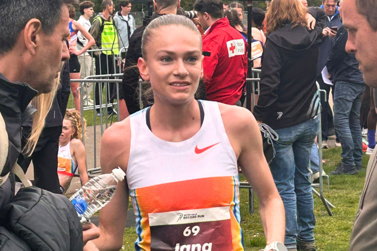 Jana Van Lent a couru le 5 km route en 15'15 aux Pays-Bas, terminant 4e de la course.