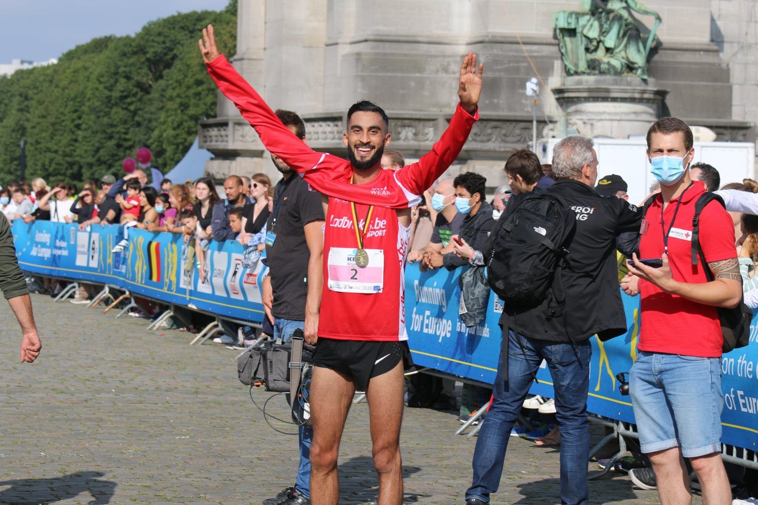 Tarik Moukrime 3e des 20 km de Bruxelles en 2021