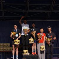 Le podium masculin, avec Aimad Mhimdat en vainqueur. Le podium masculin, avec Aimad Mhimdat en vainqueur.